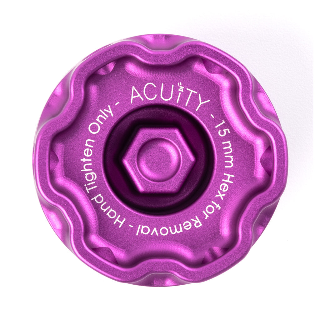 ACUITY Instruments Podium Oil Cap in Satin Purple for Hondas/Acuras