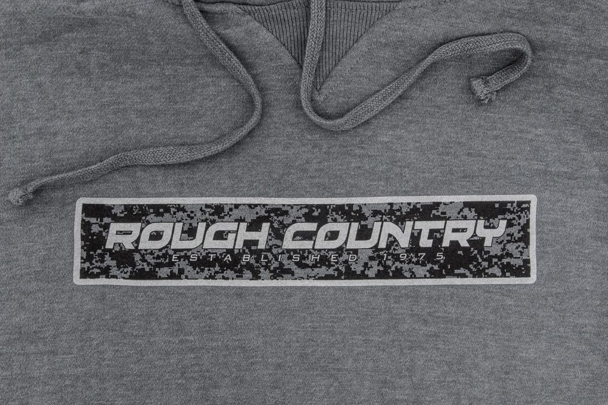Rough Country Hoodie | Digital | Grey | 3XL