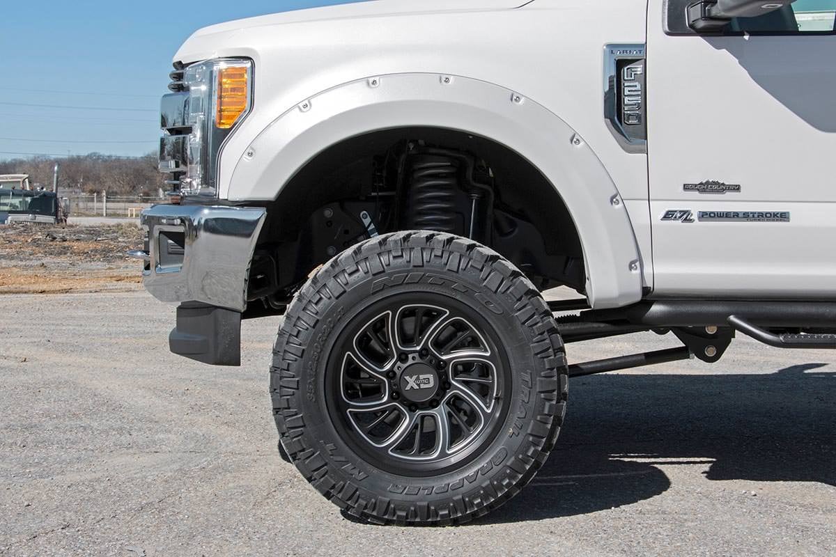 Pocket Fender Flares | D1 Stone Gray | Ford F-250/F-350 Super Duty (17-22)