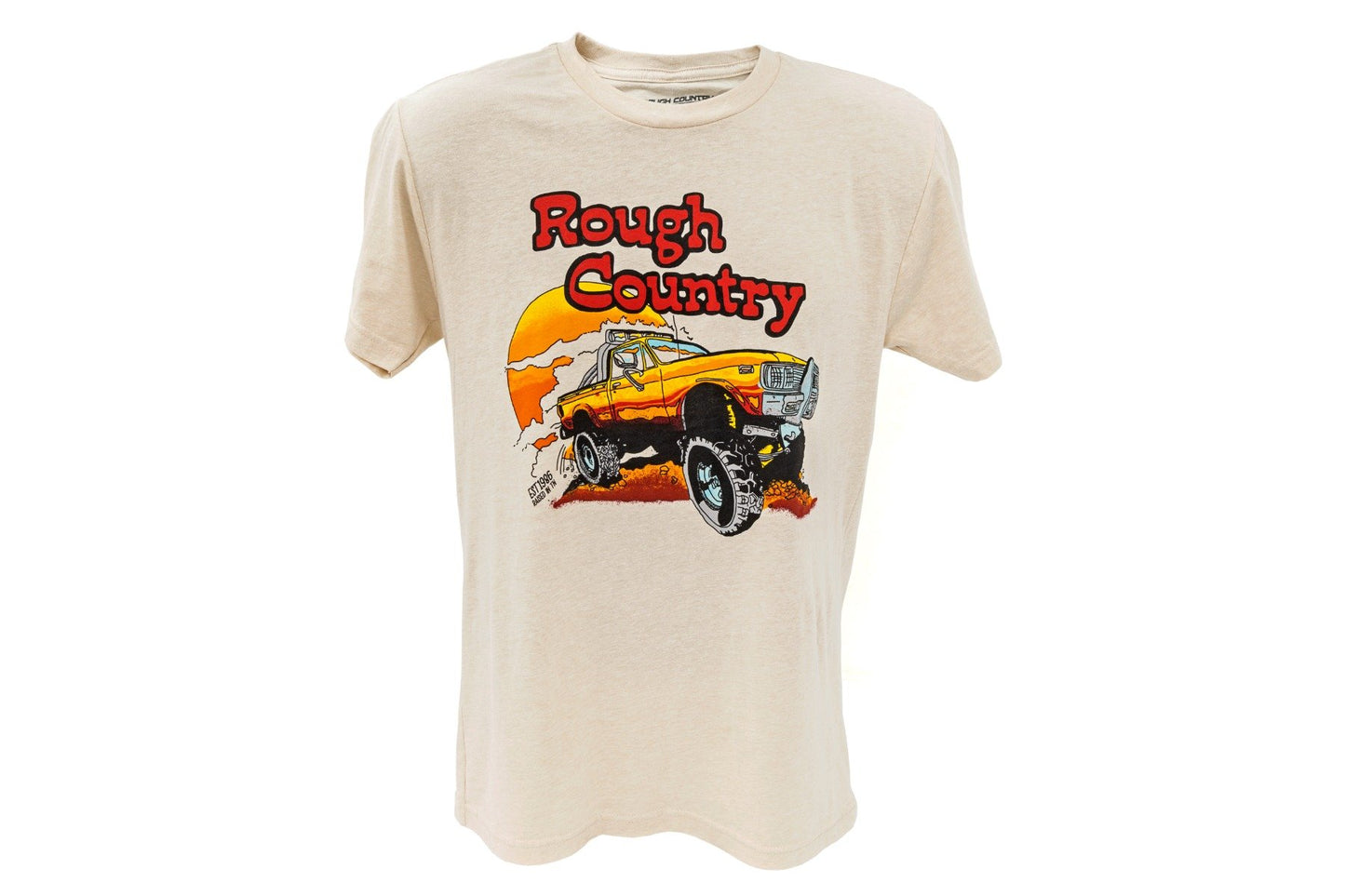 Rough Country T-Shirt | Throwback | Cream | 2XL