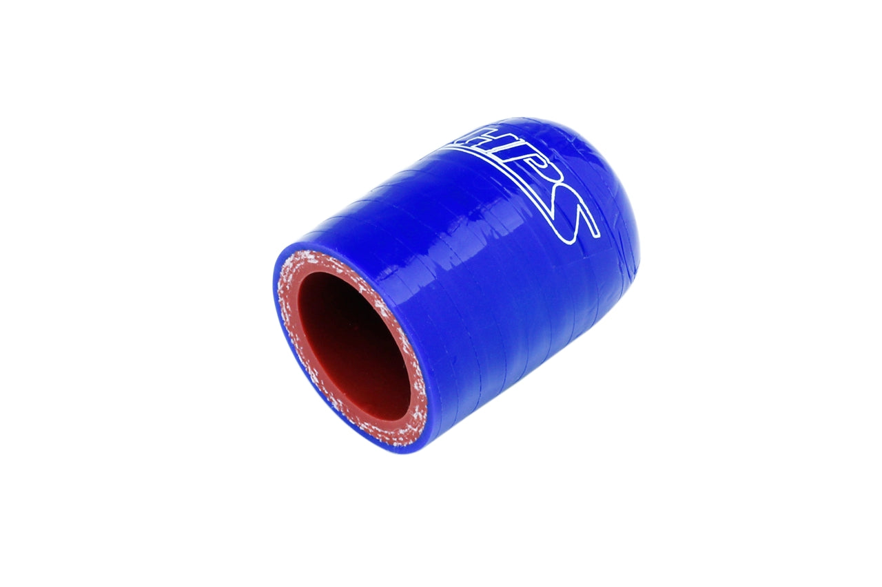 HPS 45/64 inch High Temperature Reinforced Blue Silicone Coolant Cap Bypass Heater 18mm