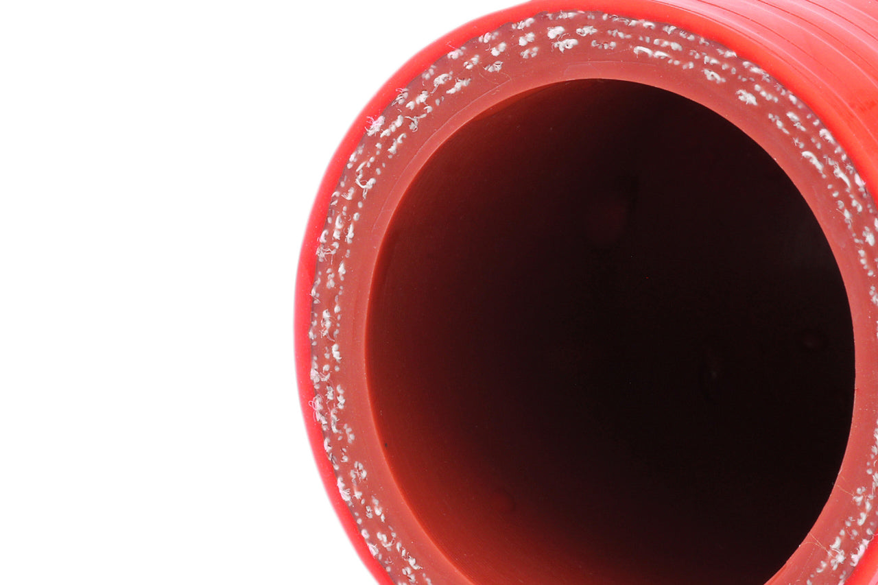 HPS 3/8" High Temperature Reinforced Red Silicone Coolant Cap Bypass Heater 9.5mm
