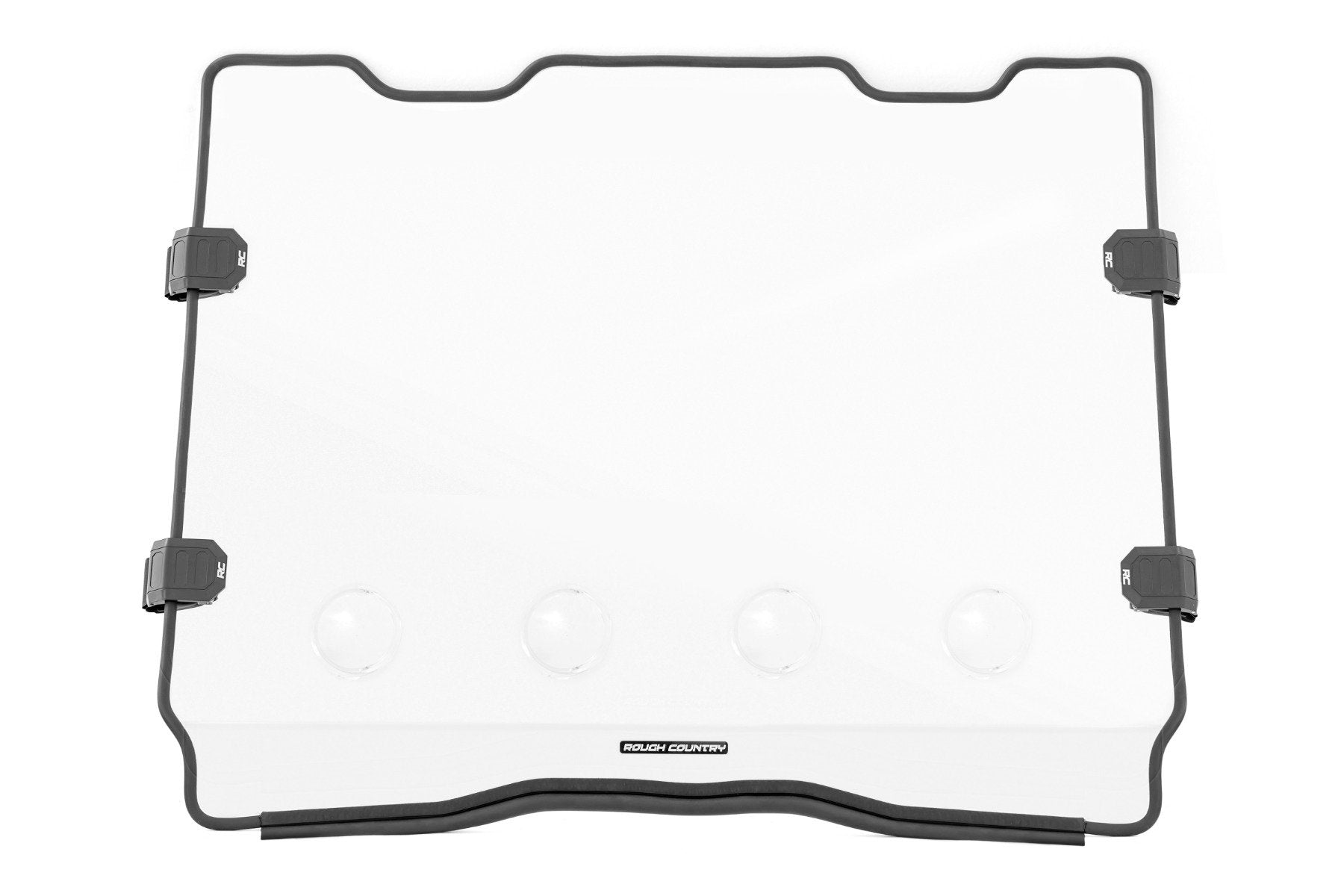 Vented Full Windshield | Scratch Resistant | Polaris RZR Turbo R