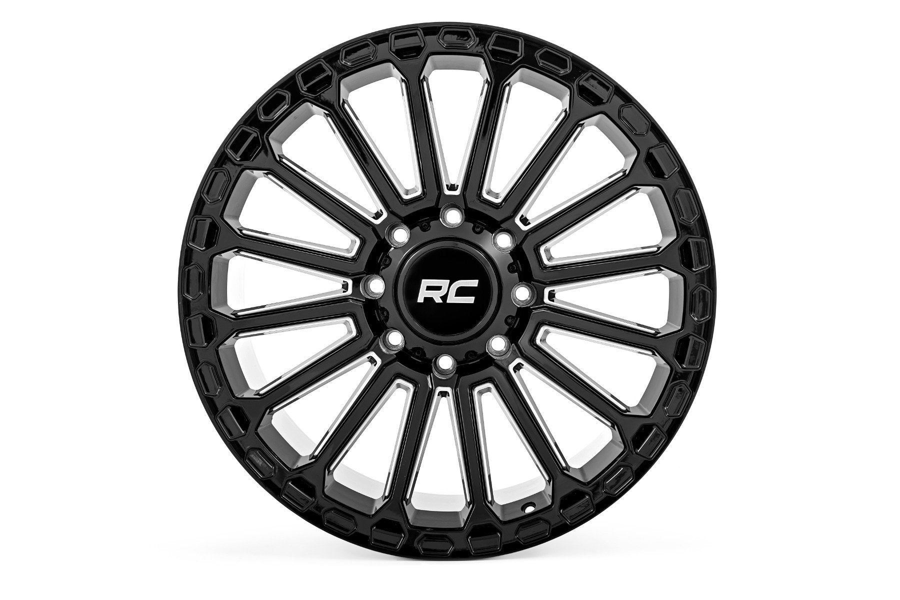 Rough Country 97 Series Wheel | One-Piece | Gloss Black | 20x10 | 8x6.5 | -19mm
