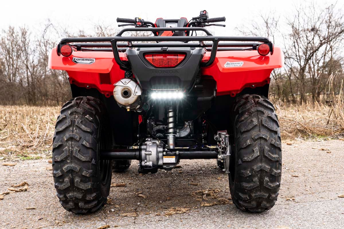 LED Light Kit | Rear Mount | 6" Black Slimline | Honda Foreman 500 