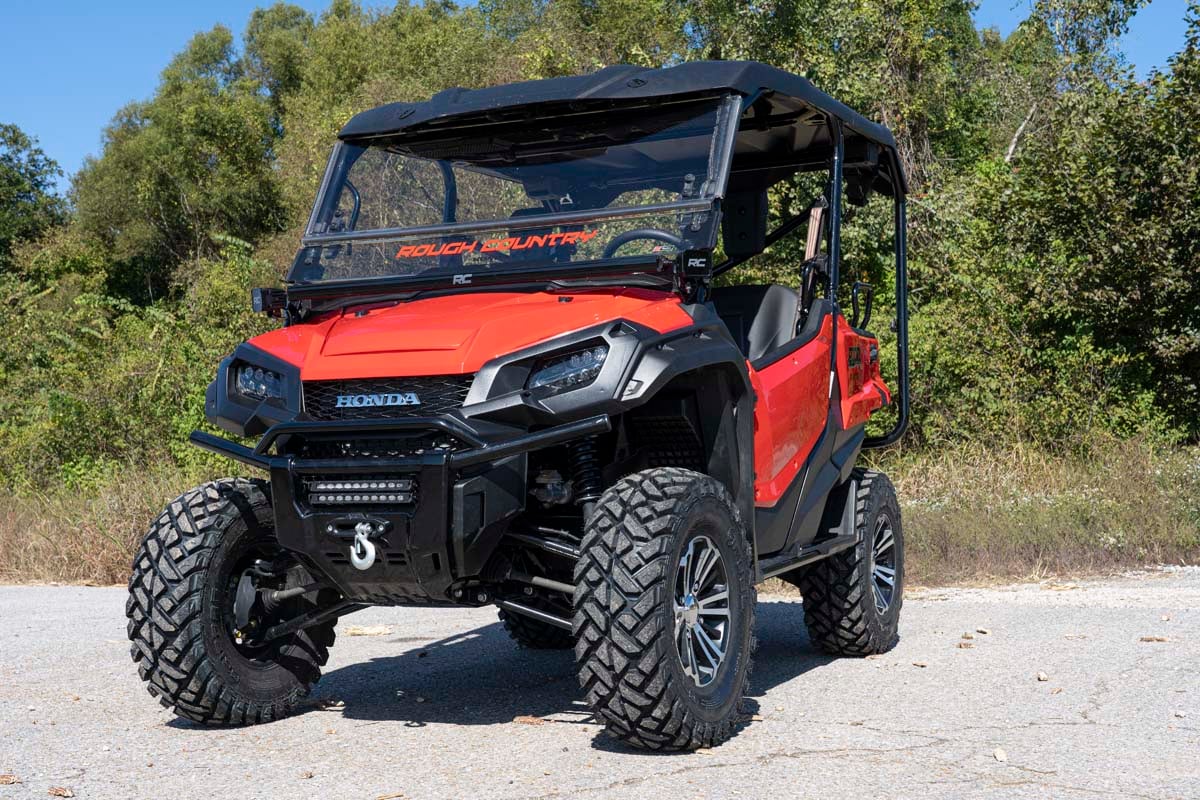 LED Light Kit | Cage Mount | 50" Black Single Row | Honda Pioneer 1000 