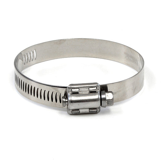 HPS Stainless Steel Worm Gear Liner Clamp Size 80, 10pcs Pack, 4-5/8" - 5-1/2" (117mm-140mm)