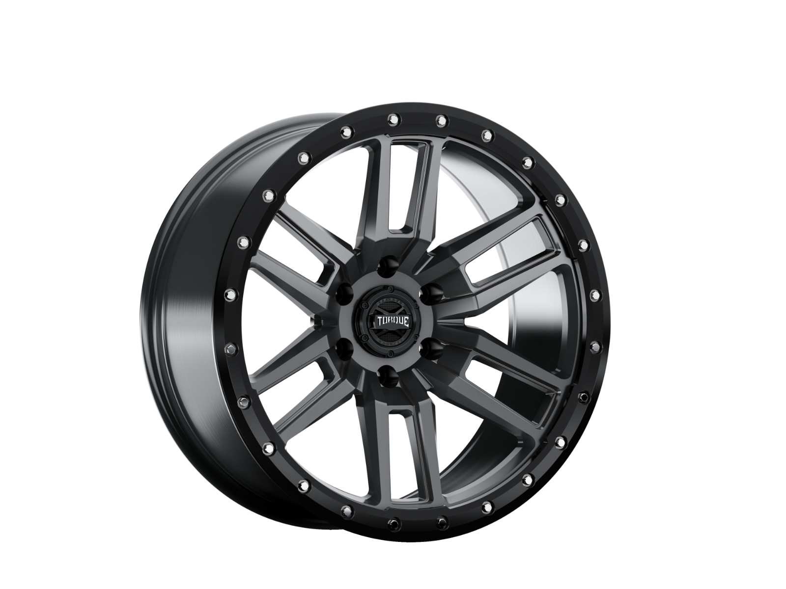 Torque Pritchett | Anthracite w/Black Lip | 20x9 | 6x5.5 | -12mm