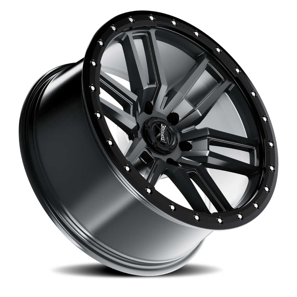 Torque Pritchett | Anthracite w/Black Lip | 18x9 | 6x5.5 | -12mm