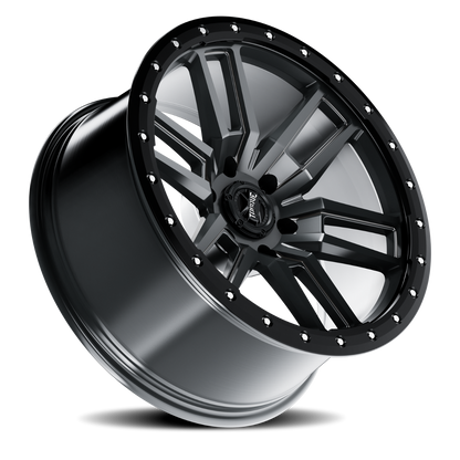 Torque Pritchett | Anthracite w/Black Lip | 18x9 | 6x5.5 | -12mm
