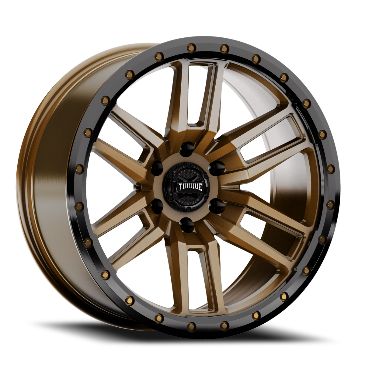 Torque Pritchett | Bronze w/Black Lip | 20x9 | 6x5.5 | -12mm