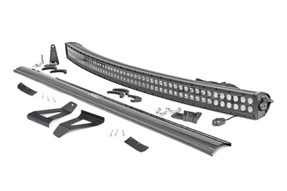 LED Light Kit | Windshield Mount | 50" BLK Dual Row | Jeep Cherokee XJ (84-01)