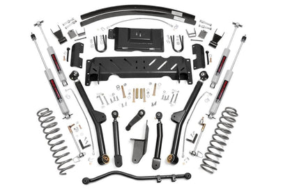 4.5 Inch Lift Kit | Long Arm | AAL | NP242 | Jeep Cherokee XJ 4WD (1984-2001)