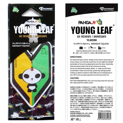 Treefrog Young Leaf Hanging Air Freshener Wakaba - Midnight Squash