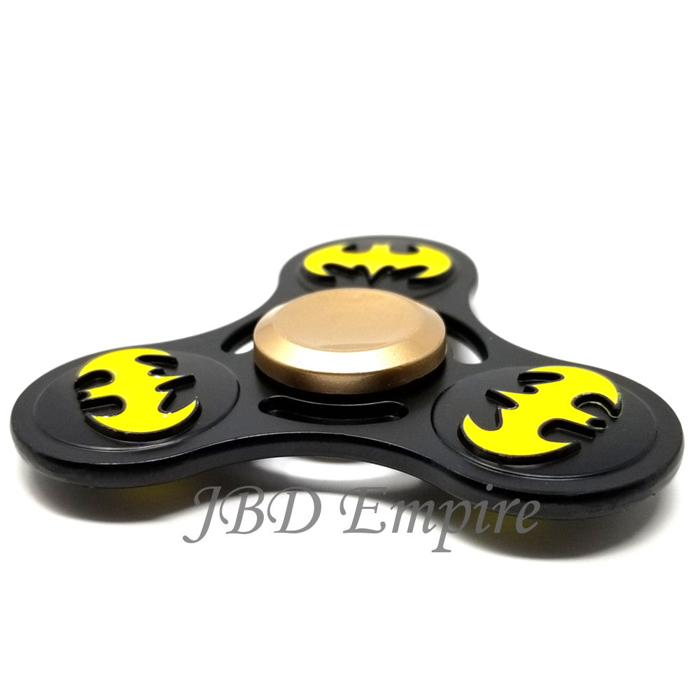 JBD Batman , Anti-Anxiety Fidget Spinner Toy Helps Focusings EDC Focus Toy for Kids & Adults - Stress Reducer Reliever ADHD Anxiety and Boredom Black