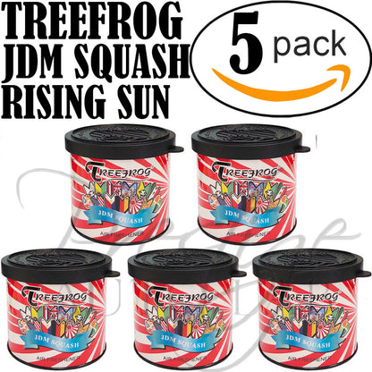 5-Pack TREEFROG JDM Products Tree Frog SQUASH Scent Air Freshener - JDM SQUASH