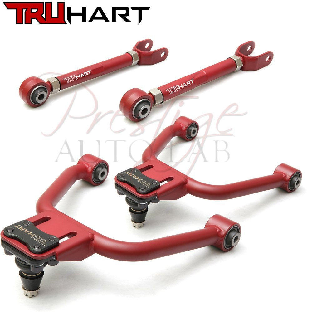 TRUHART fits 350Z Z33 G35 FRONT UPPER + REAR CAMBER ADJUSTABLE CONTROL ALIGNMENT