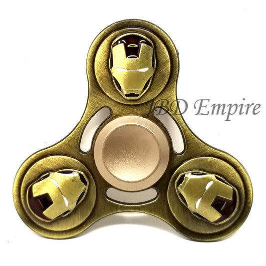 JBD  Iron Man , Anti-Anxiety Fidget Spinner Toy Helps Focusings EDC Focus Toy for Kids & Adults - Stress Reducer Reliever ADHD Anxiety and Boredom