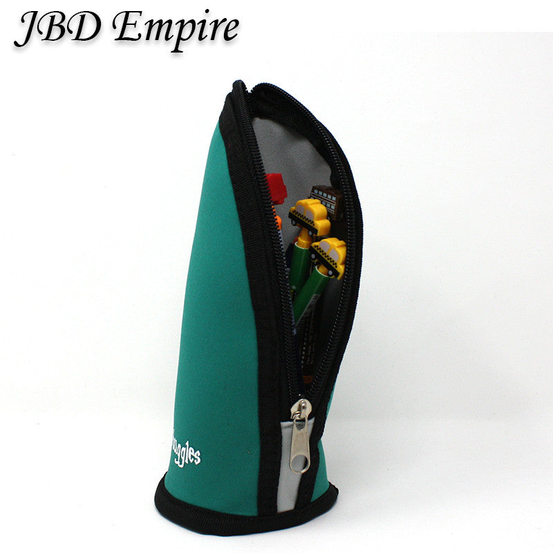 JBD Harry Potter Style Standing Pencil Case / Make up holder NEOPRENE - Green