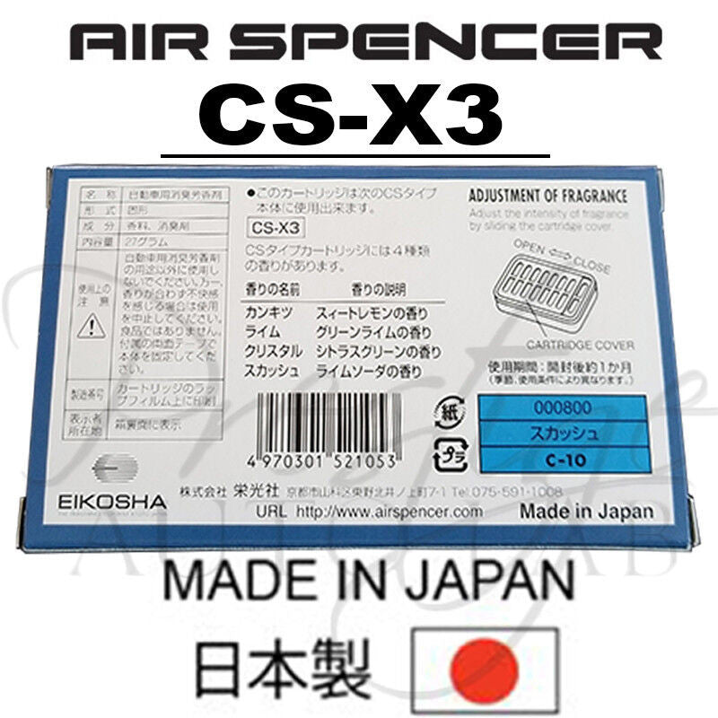 Air Spencer Csx3 Squash air freshener Cs-x3 refill 10-Pack