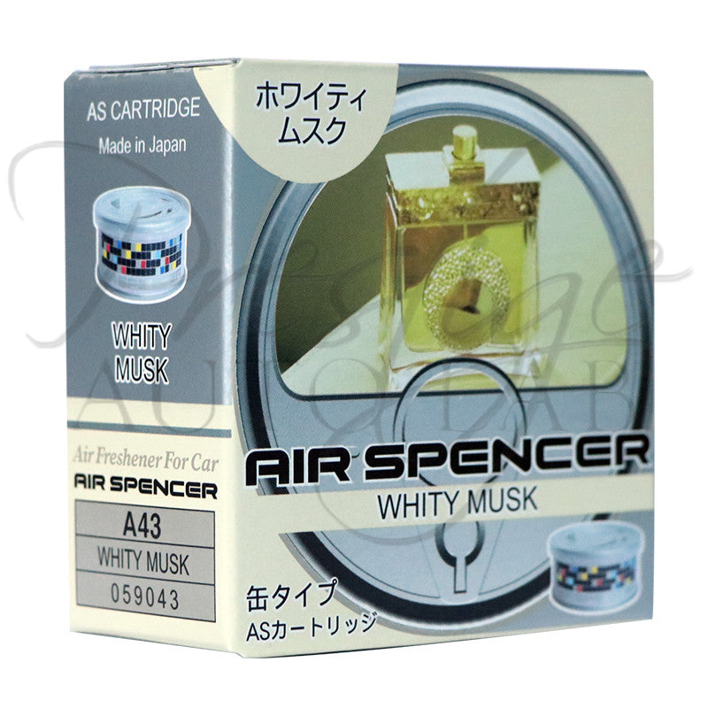 Air Spencer Eikosha Cartridge Squash Air Freshener Made in Japan - A43 Whity Musk
