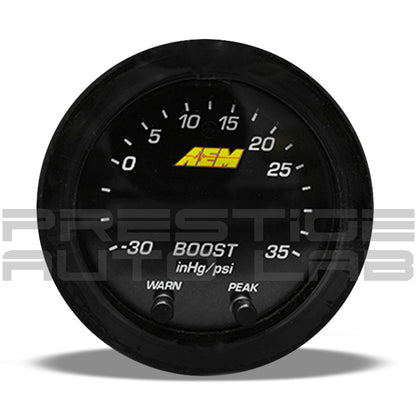 AEM X-Series Boost Pressure Display Gauge -30in/Hg~35psi / -1~2.5bar