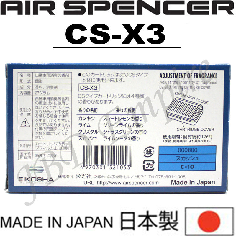 Air Spencer Csx3 Squash air freshener refill - 3 Pack
