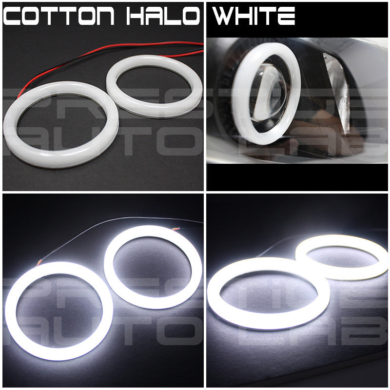Prestige Cotton Halo Angel Eye 70mm White- 2 Pack
