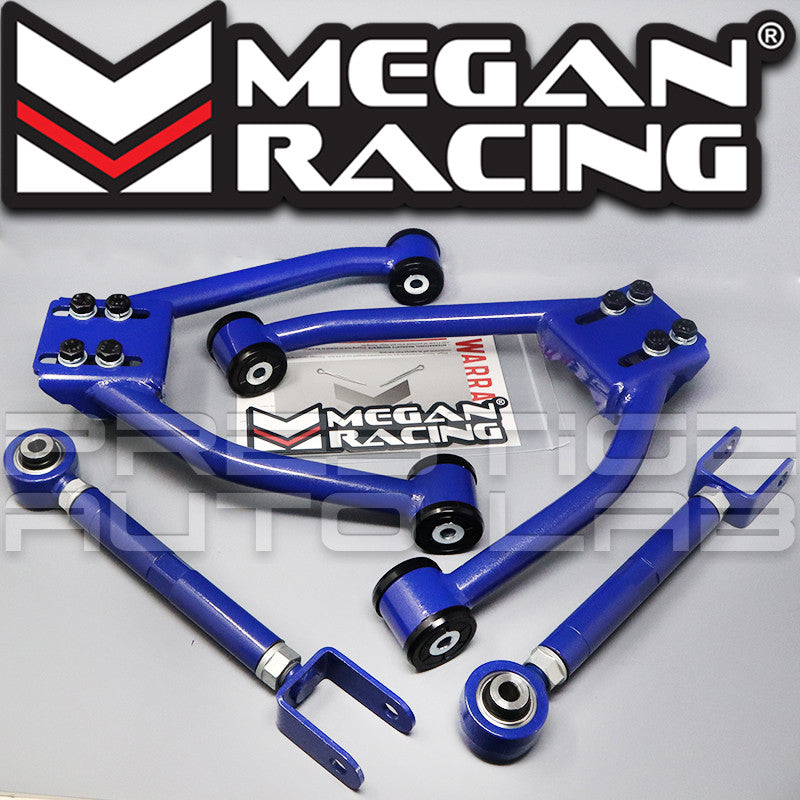 Megan Racing Front Upper + Rear Camber Control  Arms Kit For Nissan 350Z 03-2009