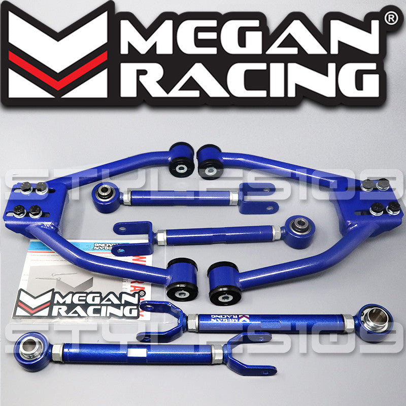 Megan Racing Adjustable Front cambers, Rear Camber & Rear Traction arm ...