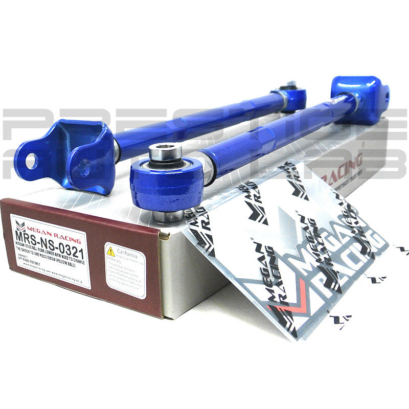 Megan Racing Adjustable Rear Lower Toe Arms Kit For Infiniti G35 2003 - 2006 350Z