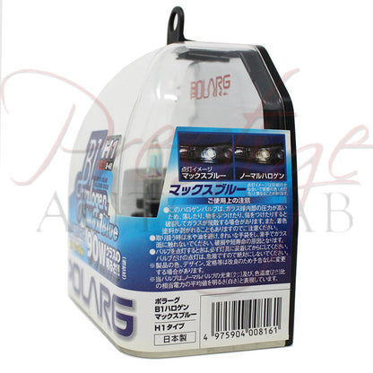 Polarg H1 3900k 55w Max Blue Halogen Bulbs - Made in Japan JDM