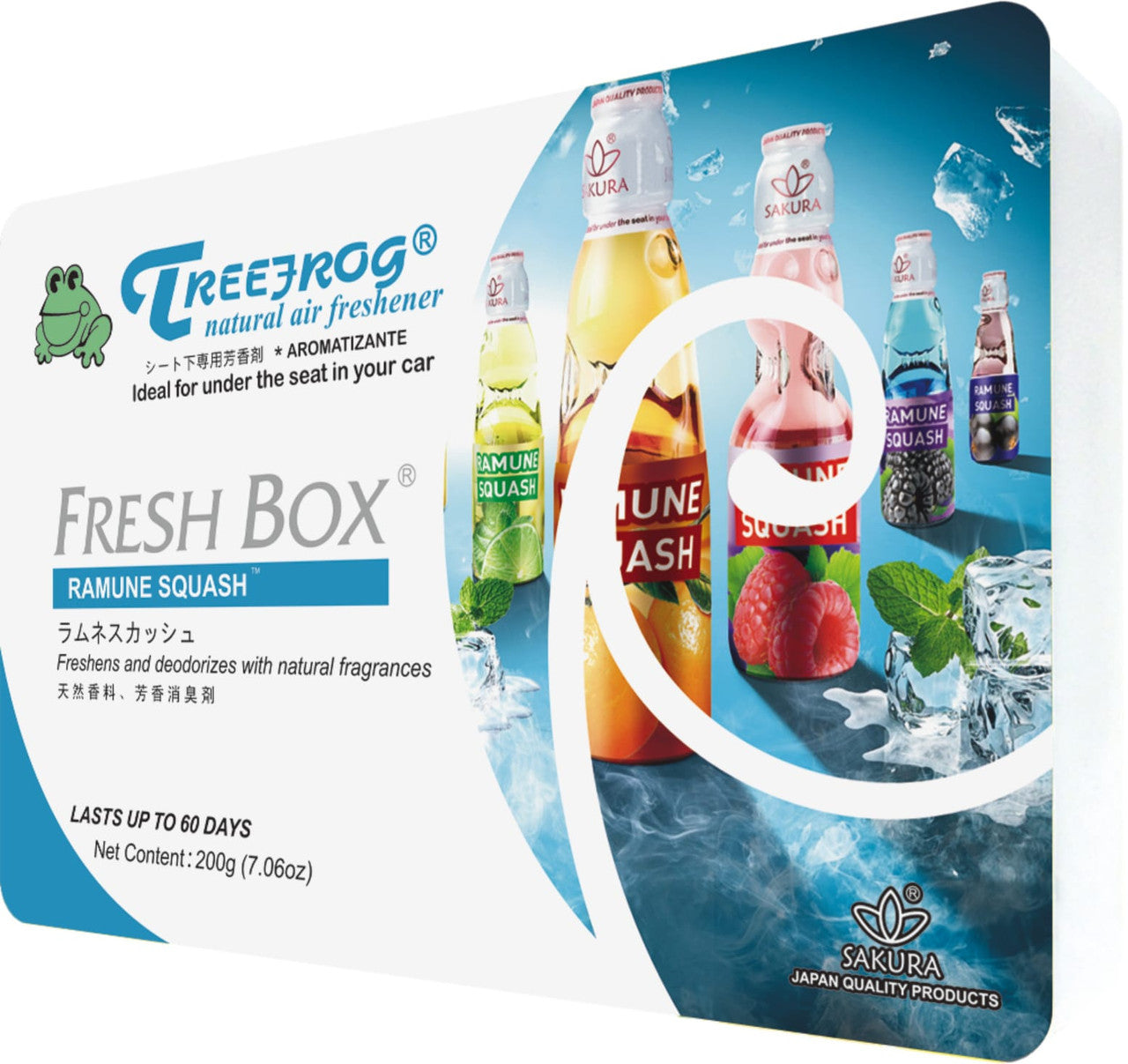 Treefrog Fresh Box Black Squash x2 and Ramune Squash x2 Packs