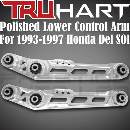 Truhart Lower Control Arms (Polished) for 1993-1997 Honda Del Sol