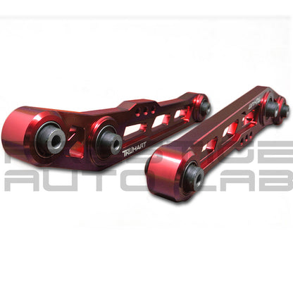 Truhart Rear Lower Control Arms (Anodized Red) for 1988-1995 Honda Civic