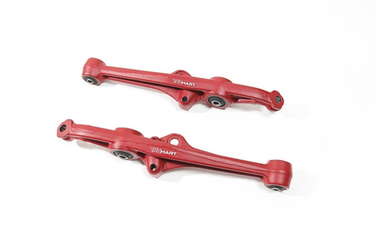 TruHart Red Front Lower Control Arms Kit For Honda CRX 1988 - 1991 EF DC DB