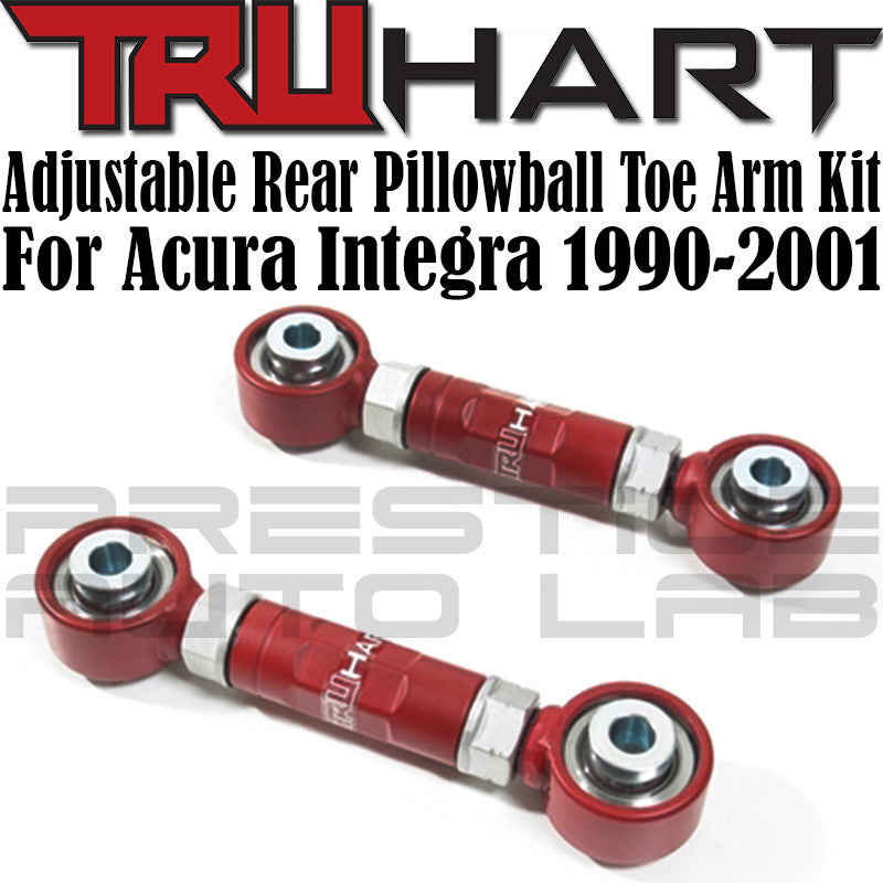 Truhart Adjustable Rear Toe Arm Kit w/ Pillowball for Acura Integra 1990-2001
