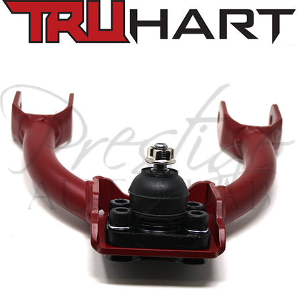TruHart Front Adjustable Upper Camber Control Arms + Prestige Rear Camber for Civic 1992-1995 / Integra 1994-2001