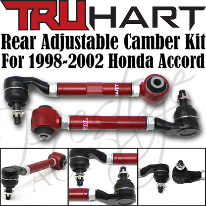 Truhart Adjustable Front upper control arm & Rear Camber kit for 1998-2002 Honda Accord