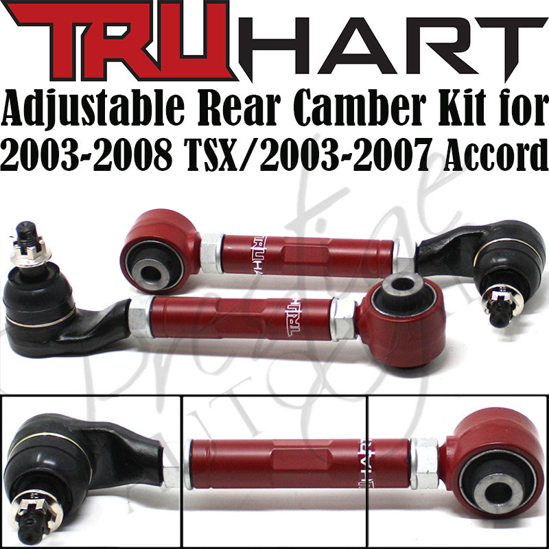 Truhart Adjustable Front & Rear Camber Kit For 2003-2008 Acura TSX & 2003-2007 Honda Accord