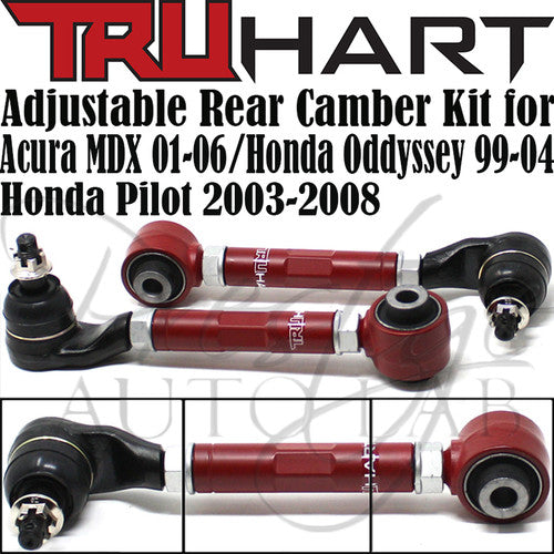 TruHart Adjustable Rear Camber Control Arm Kit For Honda Oddessy 99-04 / Pilot 03-08 / Acura MDX 01-06