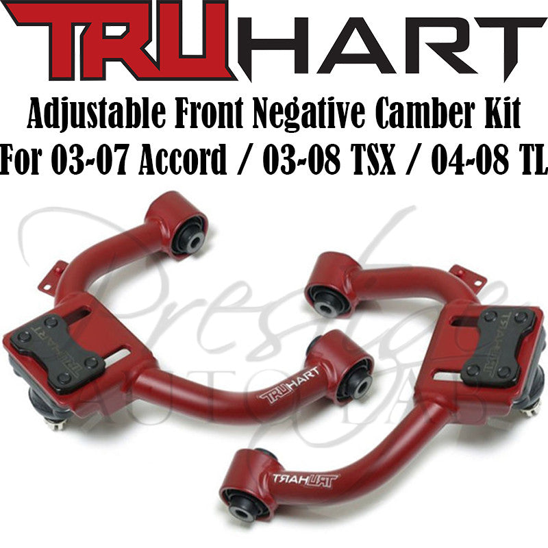 Truhart Adjustable Negative Front Camber, Rear Toe Arms, and Rear Camber Kit For 2004-2008 Acura TL & Type-S