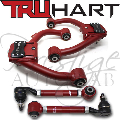 Truhart Adjustable Front upper control arm & Rear Camber kit for 1998-2002 Honda Accord