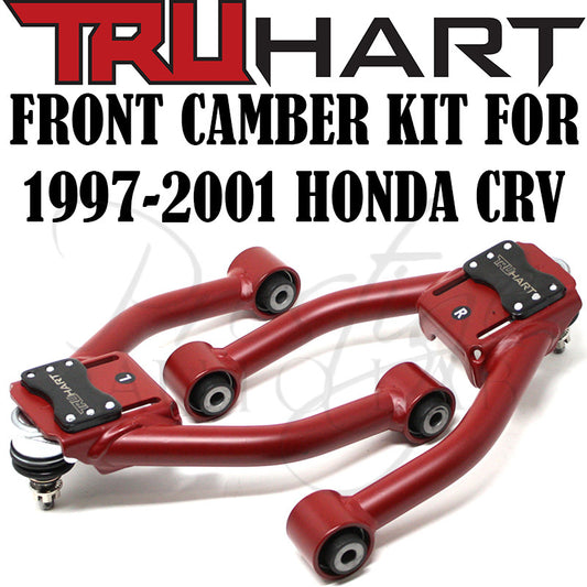 TruHart Front Adjustable Upper Camber Control Arms 1997-2001 Honda CRV