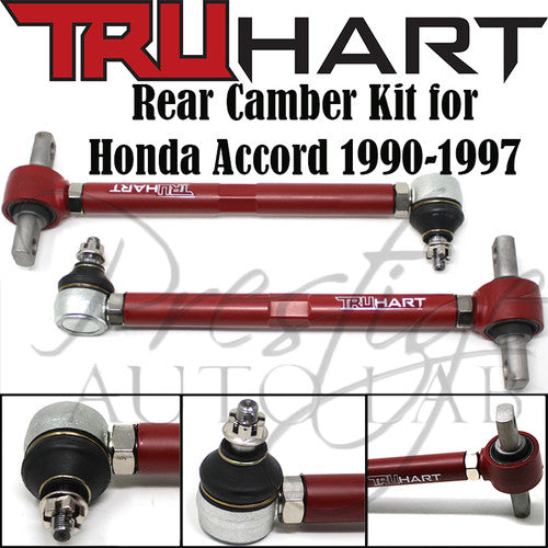 TRUHART Adjustable Rear Camber Arms Kit for HONDA ACCORD 1990-1997