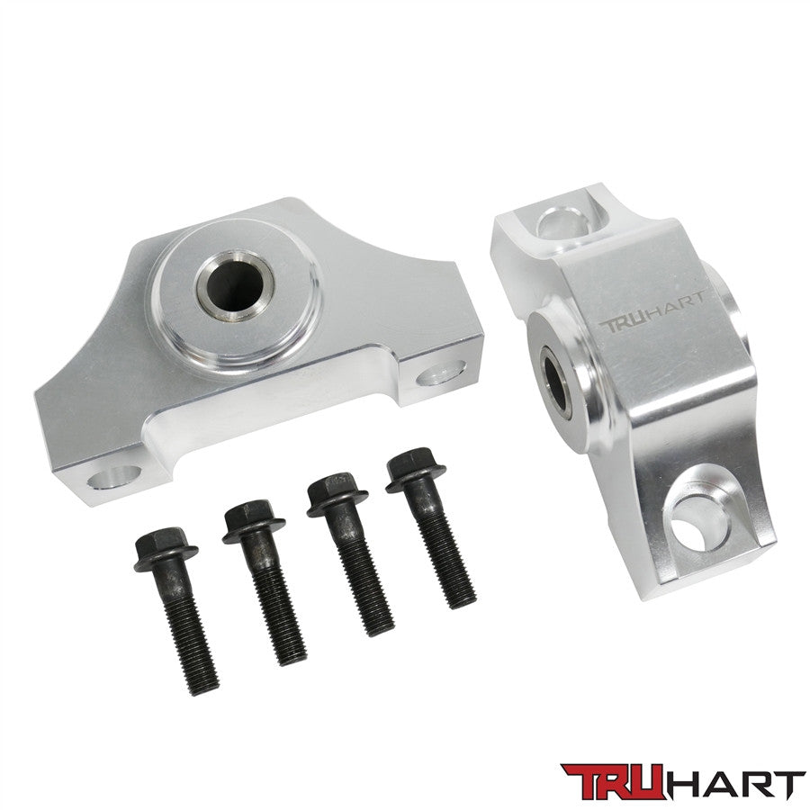 TruHart Polished Solid Billet Torque Mounts Kit For Honda Civic 1992 - 2000