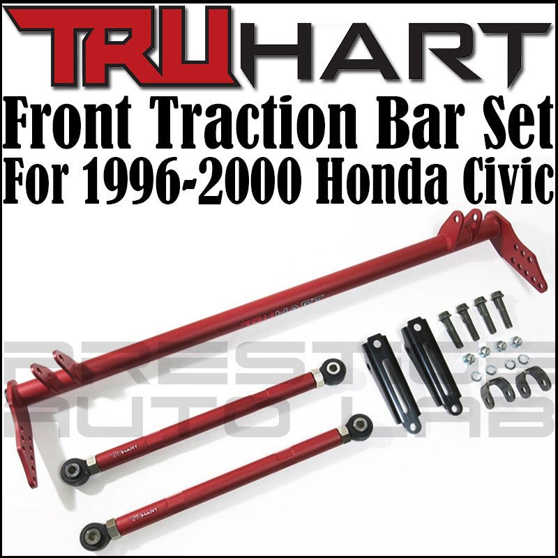 Truhart Front Traction Bar Suspension Set for 1996-2000 Honda Civic / EK