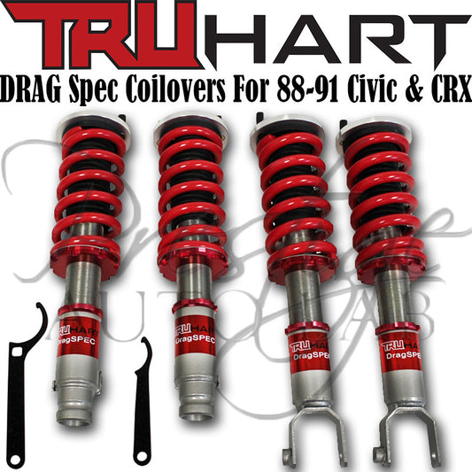 Truhart DRAG Spec Coilovers for 1988-1991 Civic CRX EF