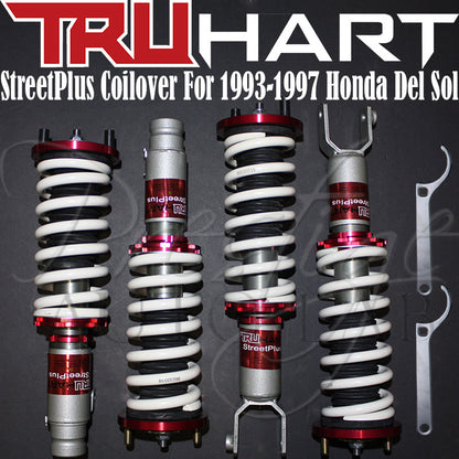 Truhart StreetPlus Adjustable Coilover kit for 1993-1997 Honda DelSol - TH-H802