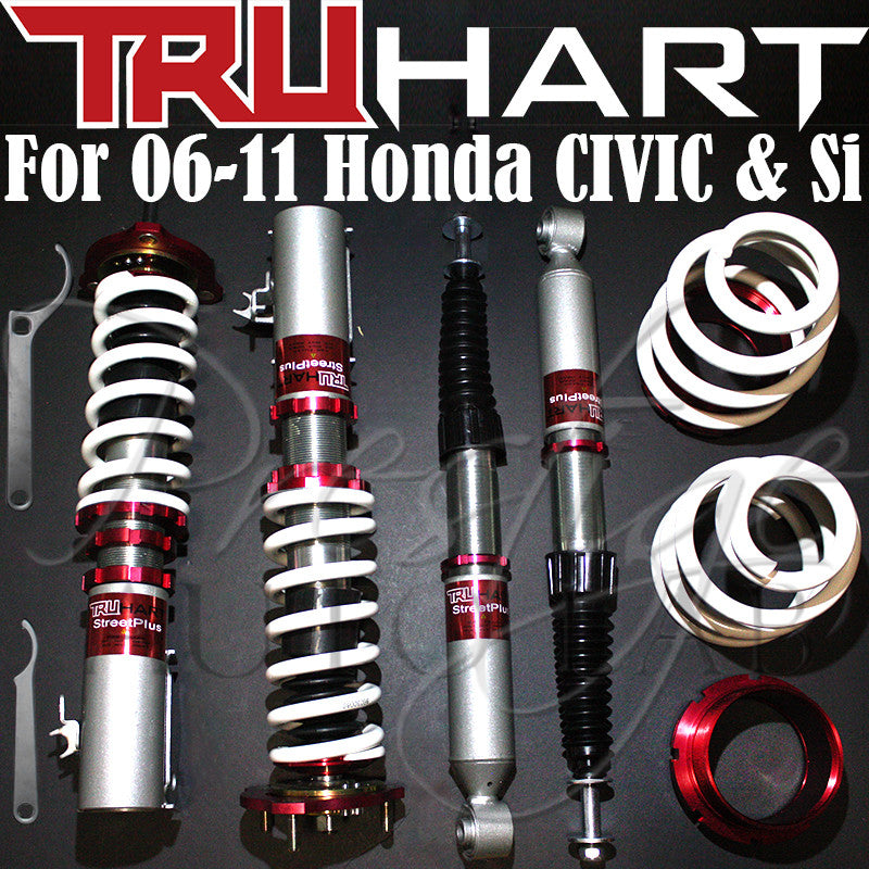 Truhart StreetPlus Coilover system for 2006-2011 Civic (inc Si) – Prestige  Auto Lab
